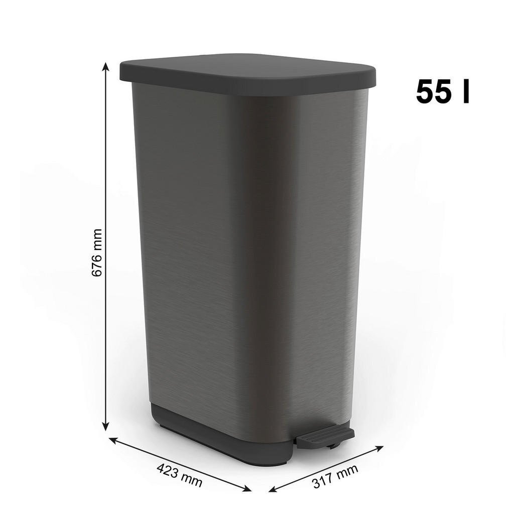 Rotho Ribo Pedaalemmer 55L Grafiet