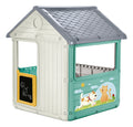 Dolu Speelhuis Met Krijtbord Wit/Blauw/Geel